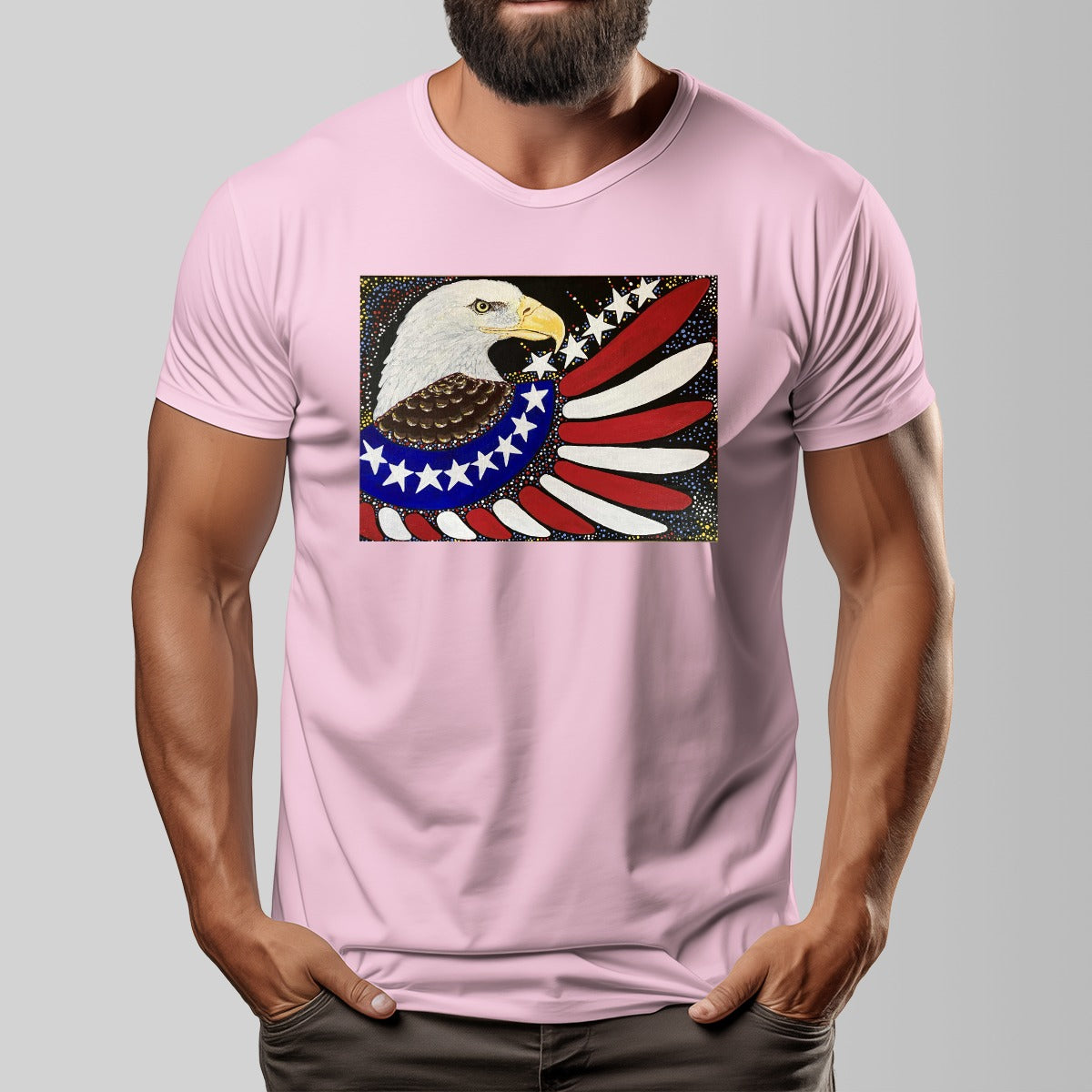 Margeaux 1776 Art Quality Unisex O-Neck Cotton T-Shirt – 180GSM DTF Print from PGP Holiday