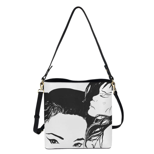 PGP Holiday Amanda Pookie Minimalist Square Crossbody Bucket Bag – Sleek Everyday Style