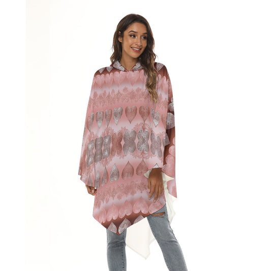 PGP Holiday She Prefers Silver Line - Black Tea - Unisex Moon Shadow Hooded Cloak
