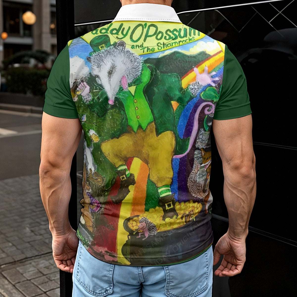 Margeaux Paddy O'Possum Men’s Polo Shirt — Athletic Piqué Edition