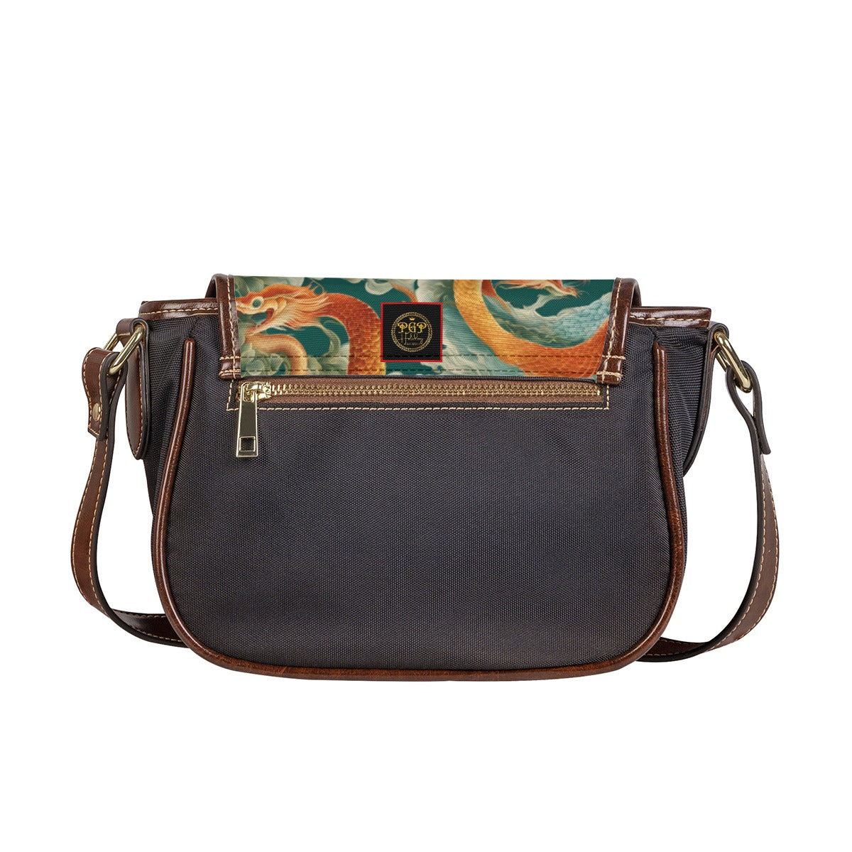 PGP Holiday Tambourin Bag With Single Strap | Jade Fortune Green & Aqua | Health, Wealth & Abundance