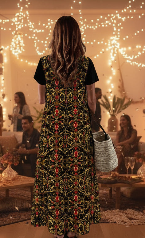 PGP Holiday Courage Long Dress with Knee-Length Side Slit