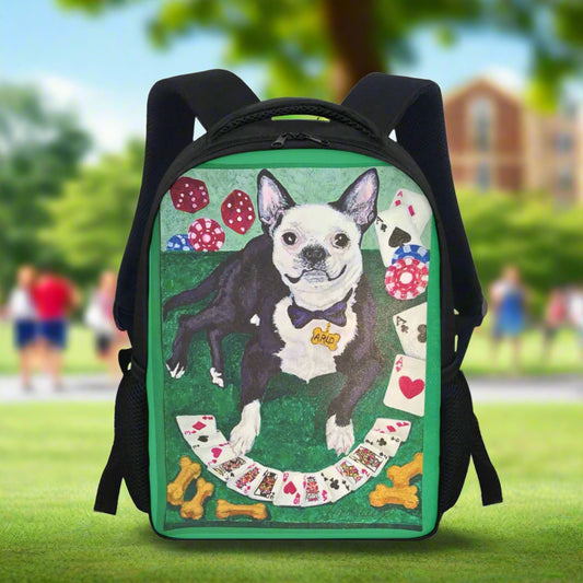 Margeaux Jackpot Pup Student Backpack