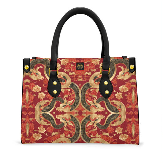 PGP Holiday Lunar Balance Graduated Tote Bag with Black Handle - Year of the Snake