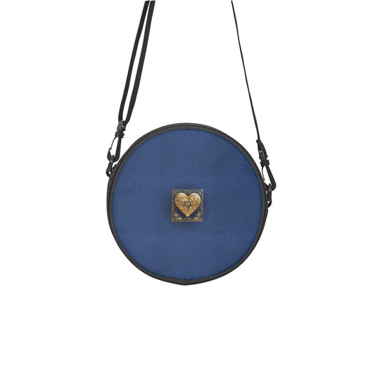 PGP Holiday 2025 Discus Purse Series - Kali - Royal Blue, Micro Pebble Print