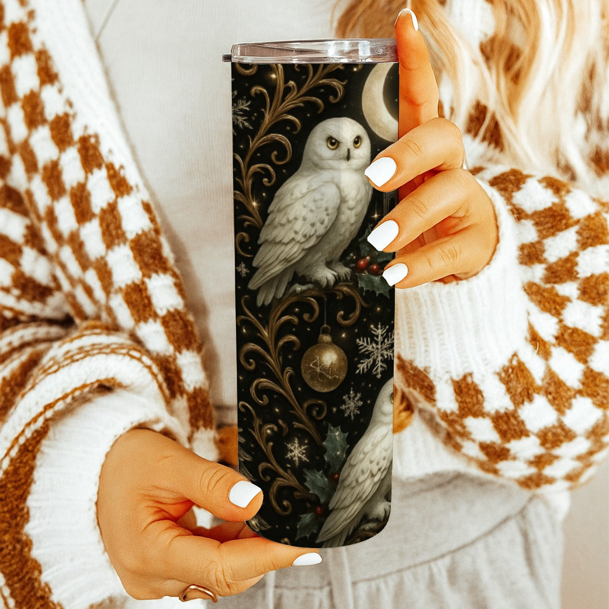 PGP Holiday Yule Court Skinny Tumbler Stainless Steel with Lids 20OZ - Voted #1