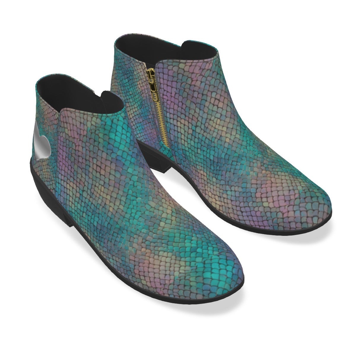 Kiss My Heart Goodbye - Women's Opal Half Zip Fashion Boot | Micro Suede & Anti-Slip Sole