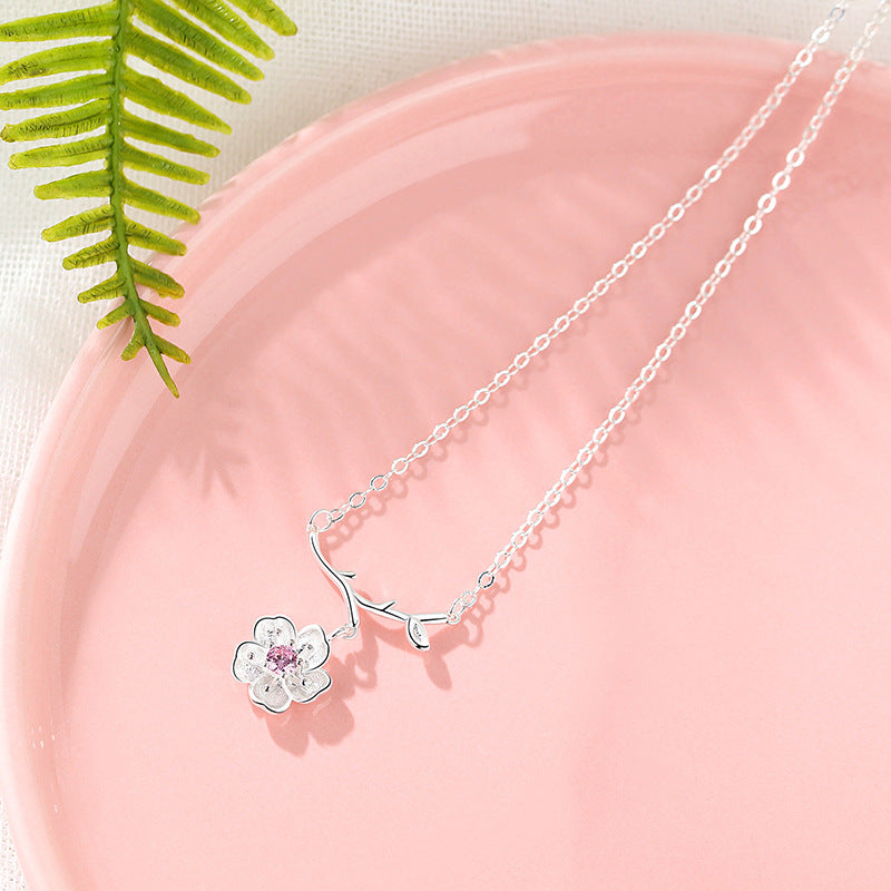 PGP Holiday | Flower Clavicle Necklace S925 Sterling Silver