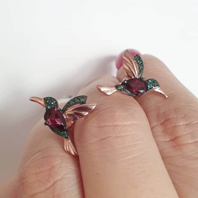 PGP Holiday | Healing Copper Humming Bird Earrings