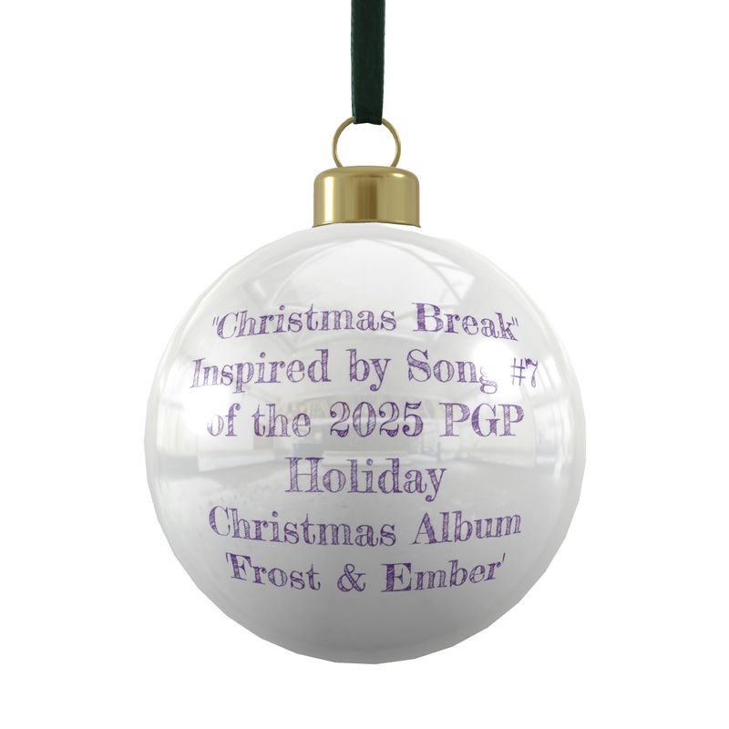 PGP Holiday Christmas Break 2025 Bone China Baubles - Voted #1