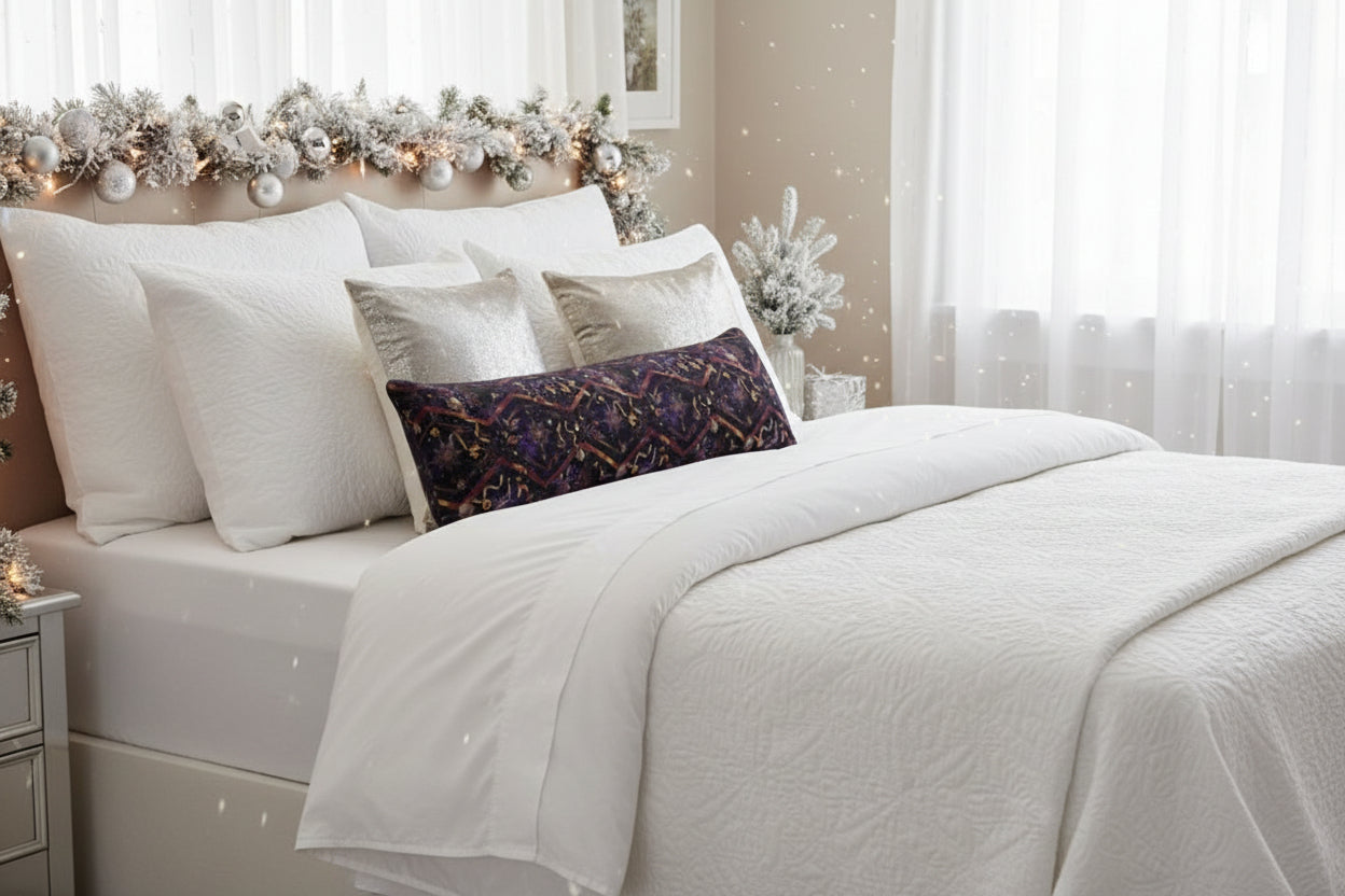 PGP Holiday Christmas Break Designer Bolster Pillow | Large Variety of Combinations - Voted #1