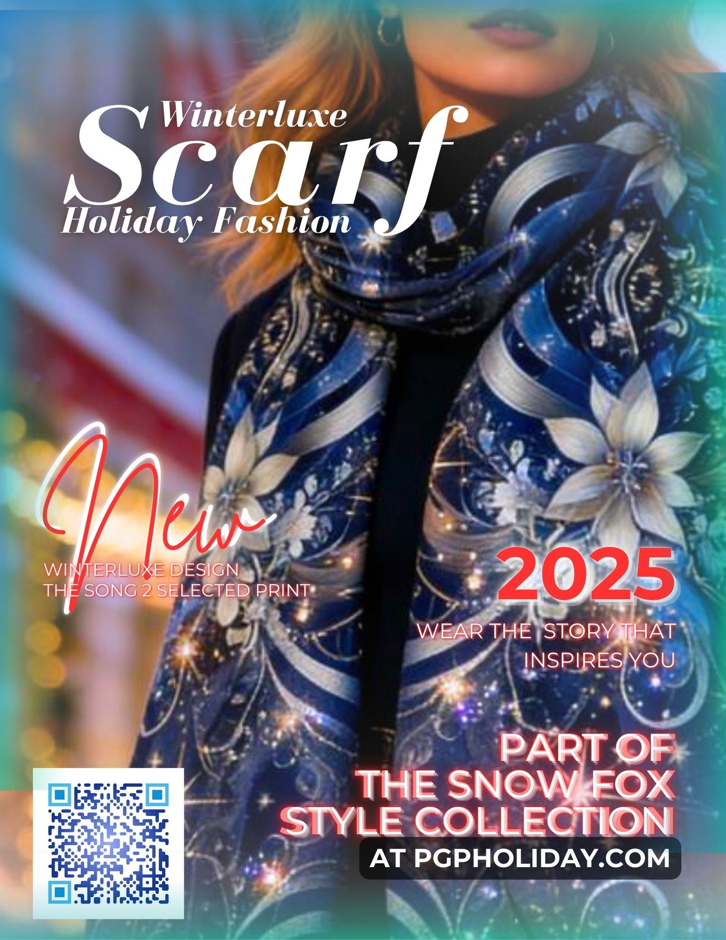 PGP Holiday 2025 Winterluxe Pashmina Scarf - Voted #1