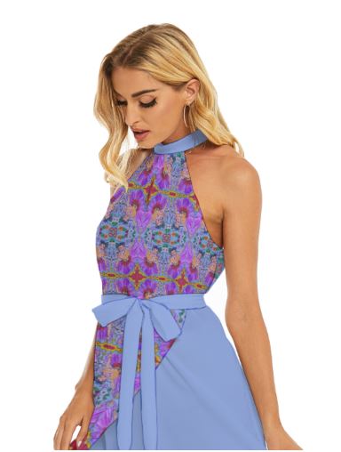 PGP Holiday Rochelle ¡Vive Mexico! Wrap Hem Belted Halter