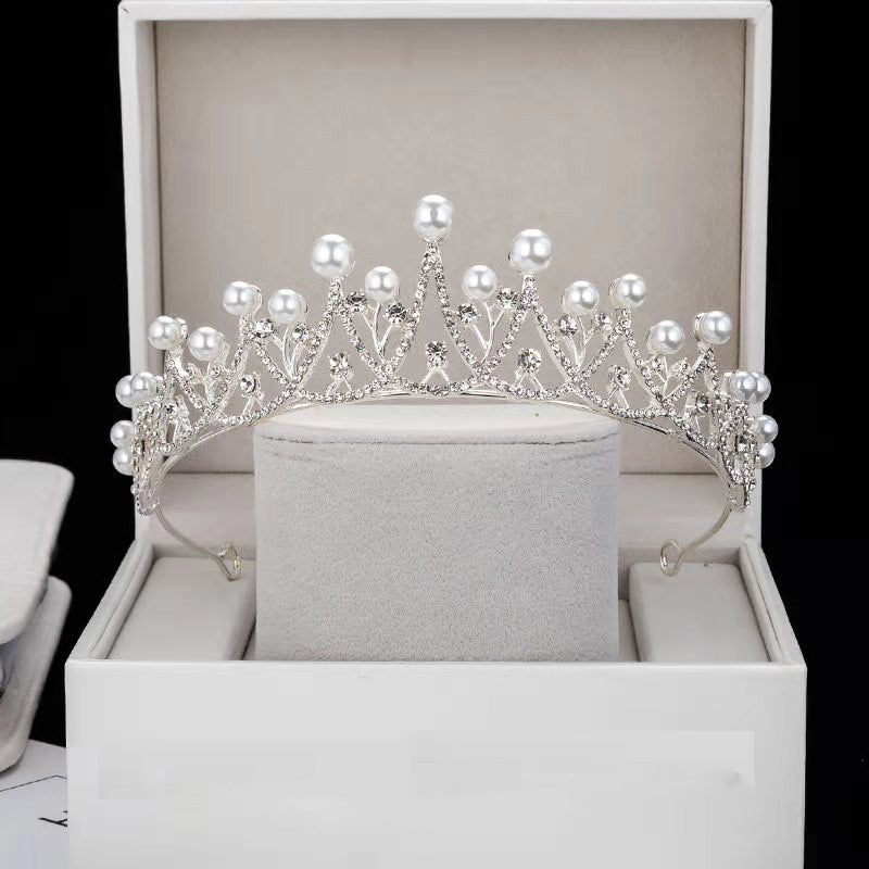 Mermaidcore Handcrafted Pearl Deep Sea Dazzle Tiara