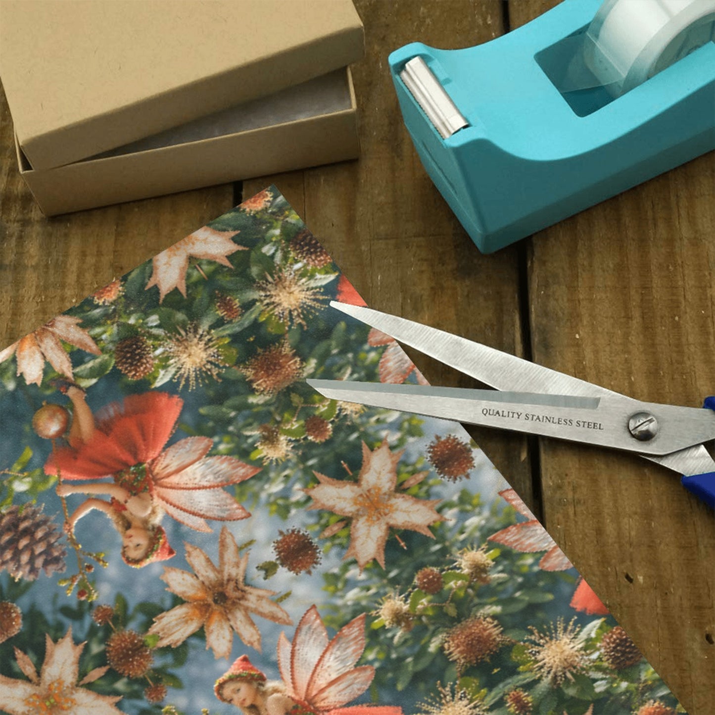 PGP Holiday Tiny Details Luxury Gift Wrapping Paper 58"x 22.8" (3 Rolls) - Voted #1