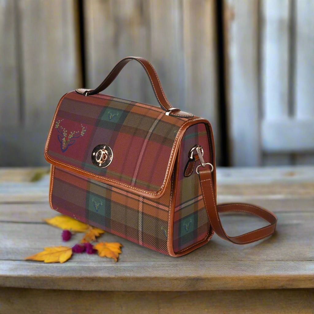 PGP Holiday | Boho Alchemy Waterproof Made from Luxury High-Grade Tarpaulin Canvas Bag - Brune