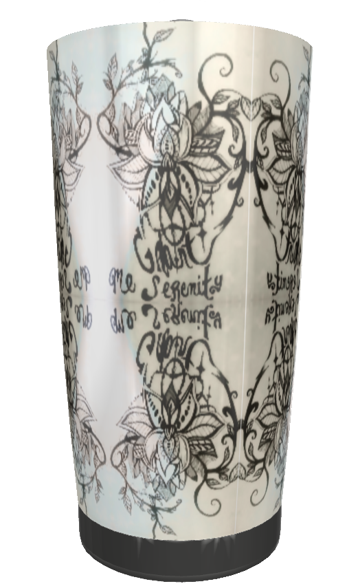 PGP Holiday Stacy Lee Serenity Stainless Steel 20oz Tumbler