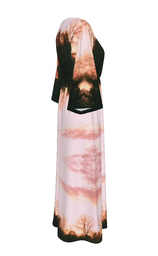 PGP Holiday | Stacy Lock 7 Mid-Sleeve Tunic Top Long Dress – Effortless Elegance with All-Day Ease
