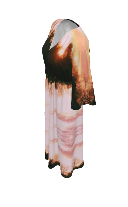 PGP Holiday | Stacy Lock 7 Mid-Sleeve Tunic Top Long Dress – Effortless Elegance with All-Day Ease