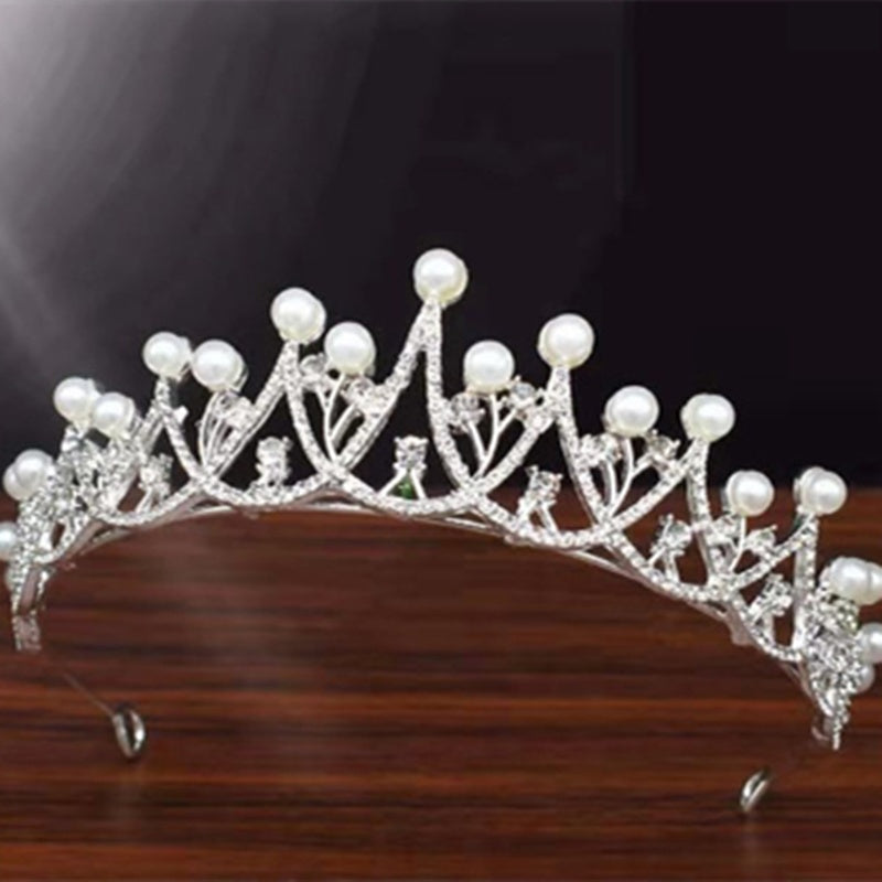 Mermaidcore Handcrafted Pearl Deep Sea Dazzle Tiara