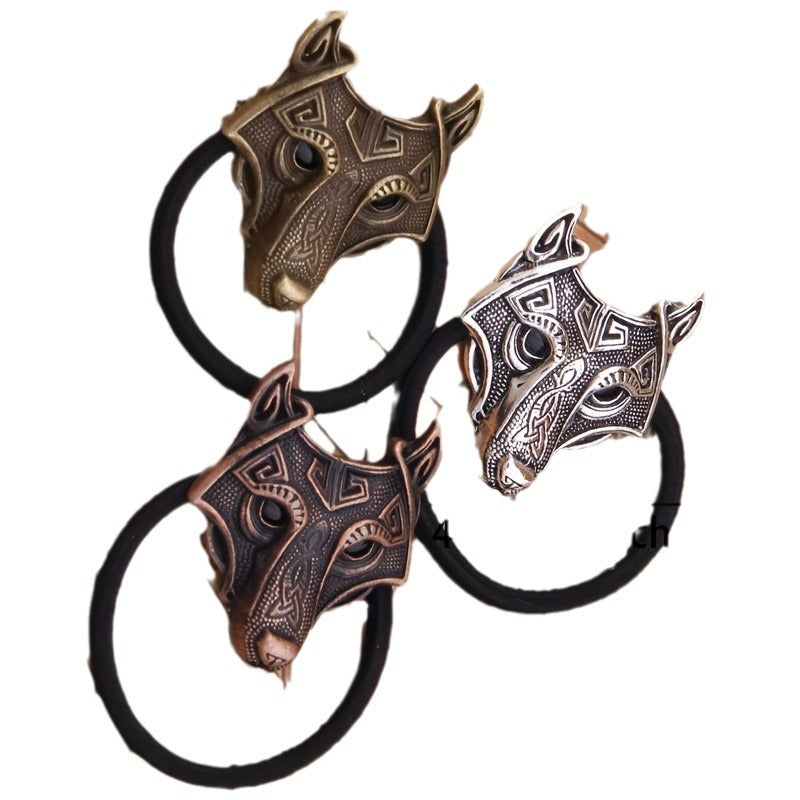 Whisper of Éire | PGP Holiday — Celtic Wolf Hair Tie (Celtic-Inspired Hair Ring)