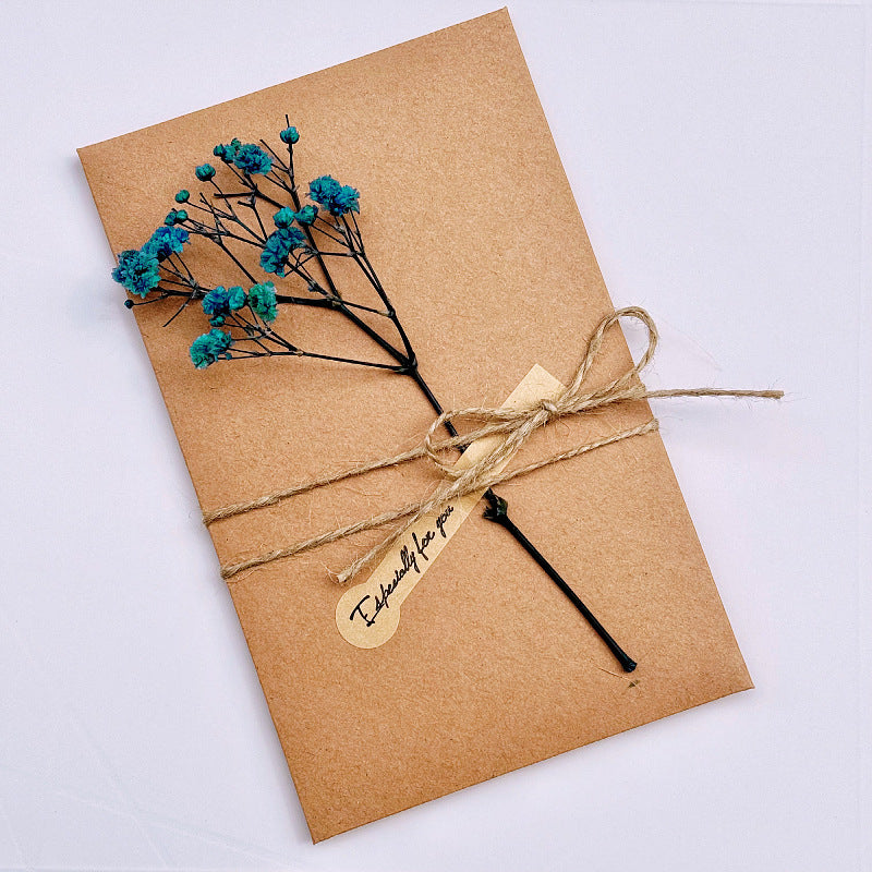 PGP Holiday | Quality Thoughts — Artisan Starry Sky Dried Flower “Especially For You” Thank You Cards