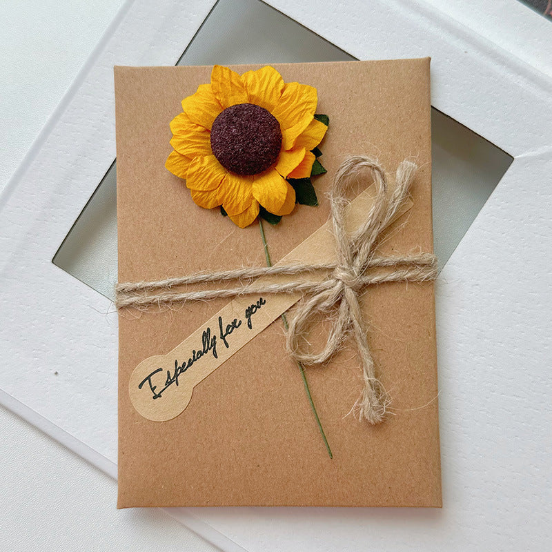 PGP Holiday | Quality Thoughts — Artisan Starry Sky Dried Flower “Especially For You” Thank You Cards