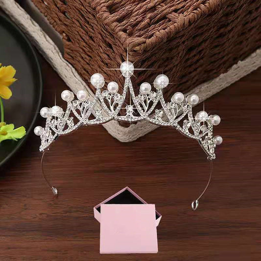 Mermaidcore Handcrafted Pearl Deep Sea Dazzle Tiara