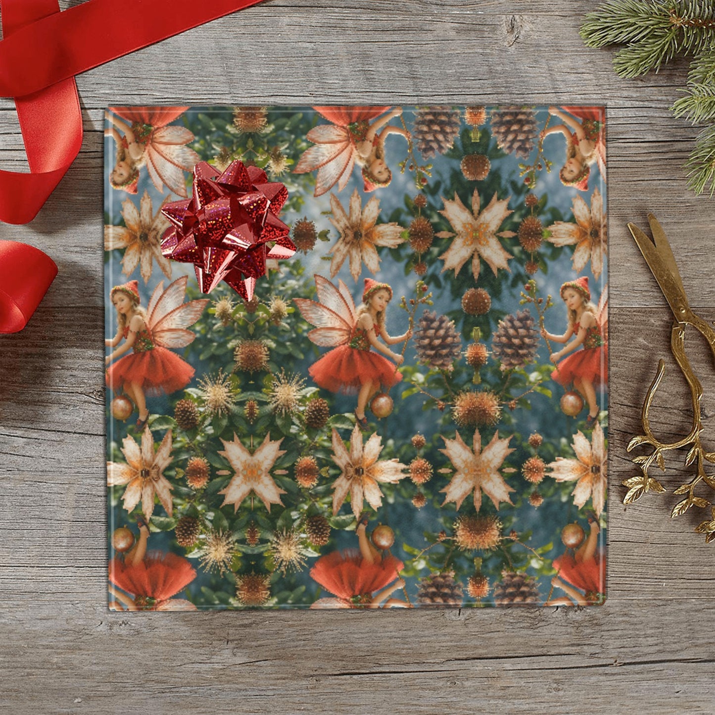 PGP Holiday Tiny Details Luxury Gift Wrapping Paper 58"x 22.8" (3 Rolls) - Voted #1