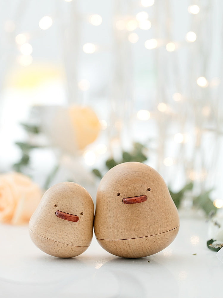 PGP Holiday Home Décor | “Us Two Ducks” Hand-Crafted Wooden Music Box