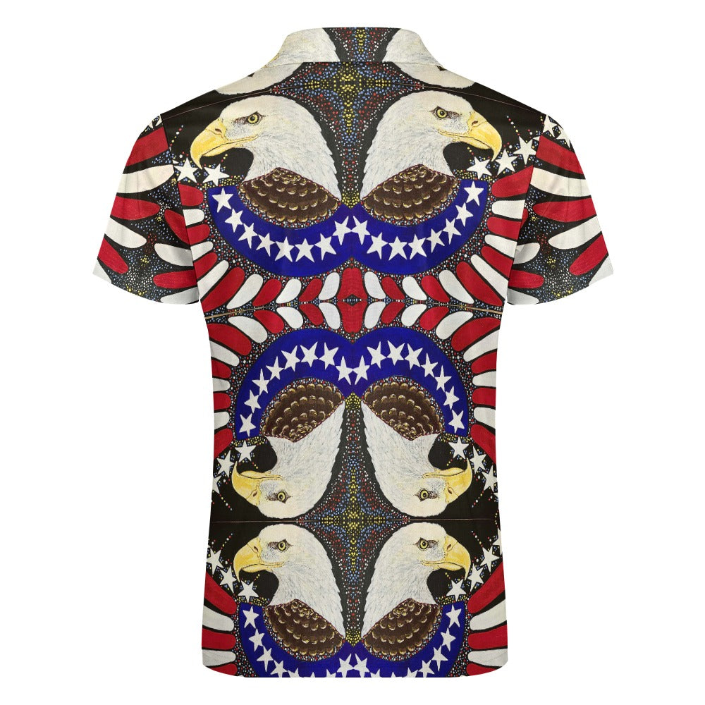 Margeaux 1776 Short Sleeve Polo Shirt – Classic Patriotic Style from PGP Holiday