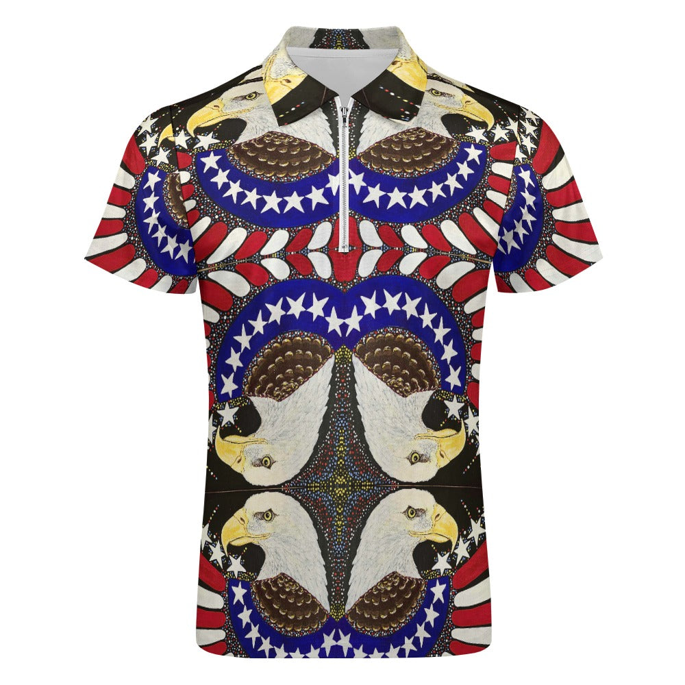 Margeaux 1776 Short Sleeve Polo Shirt – Classic Patriotic Style from PGP Holiday