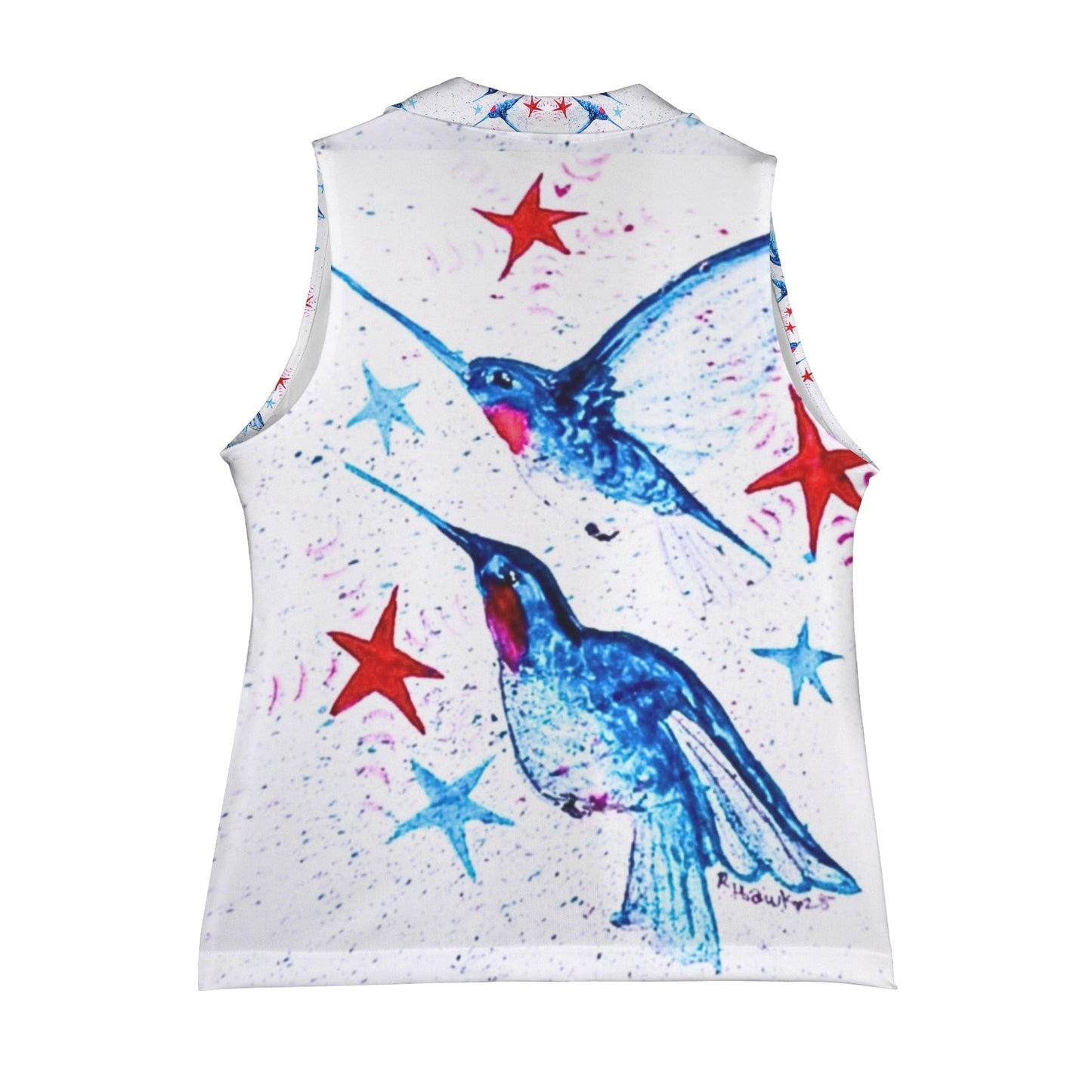 PGP Holiday | Rochelle Festive Flight Women’s Sleeveless Blazer – Polished Power with a Casual Vibe