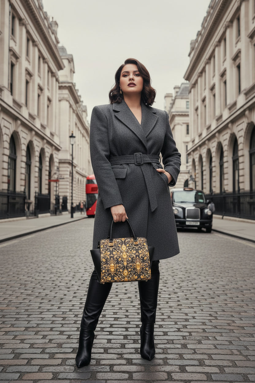 PGP Holiday Confidence Rivet Shoulder Handbag