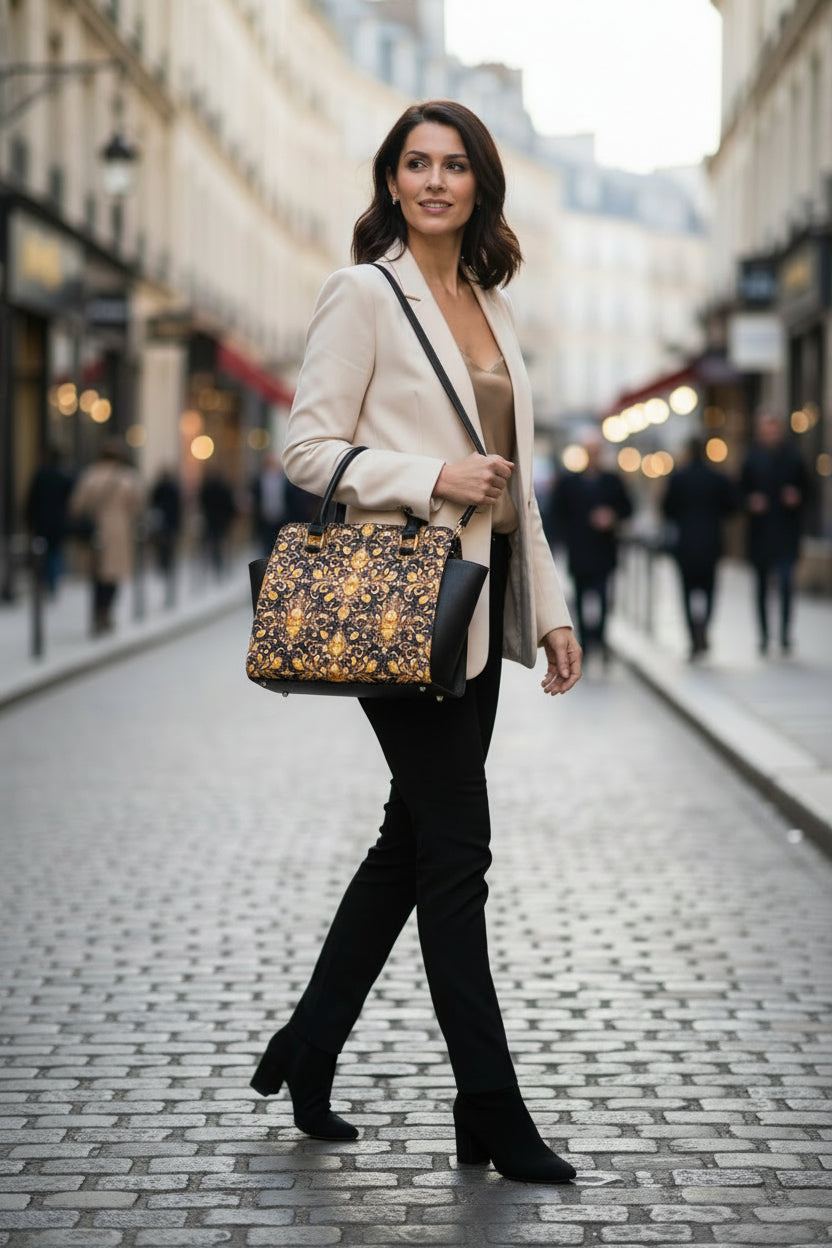 PGP Holiday Confidence Rivet Shoulder Handbag