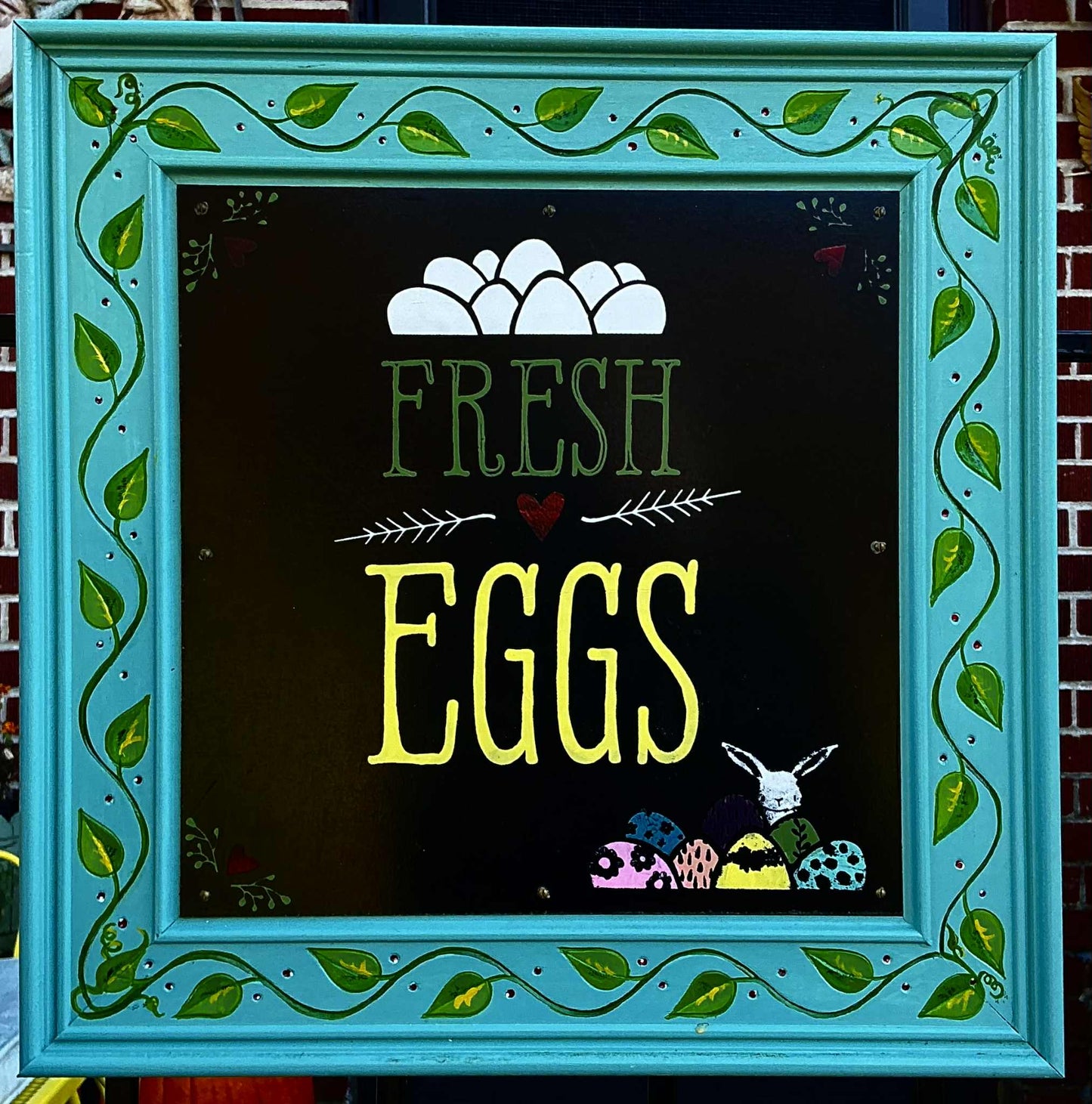 Bunny Eggs Cloth Tote Bag – Festive & Spacious Spring Carryall