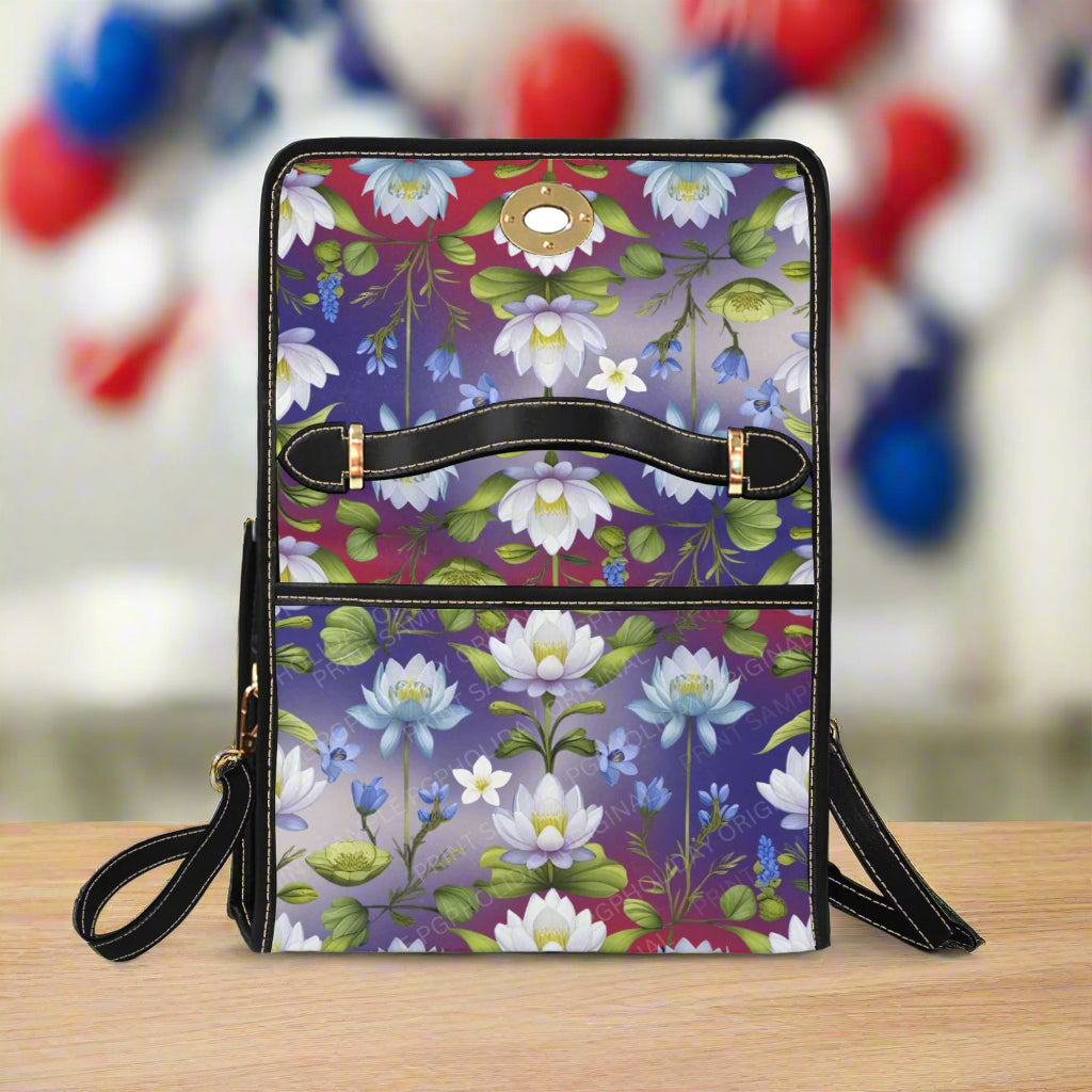 PGP Holiday | High-Grade Waterproof Tarpaulin Shoulder Bag "Flora Majestic" - Elegant Protection Meets Everyday Utility