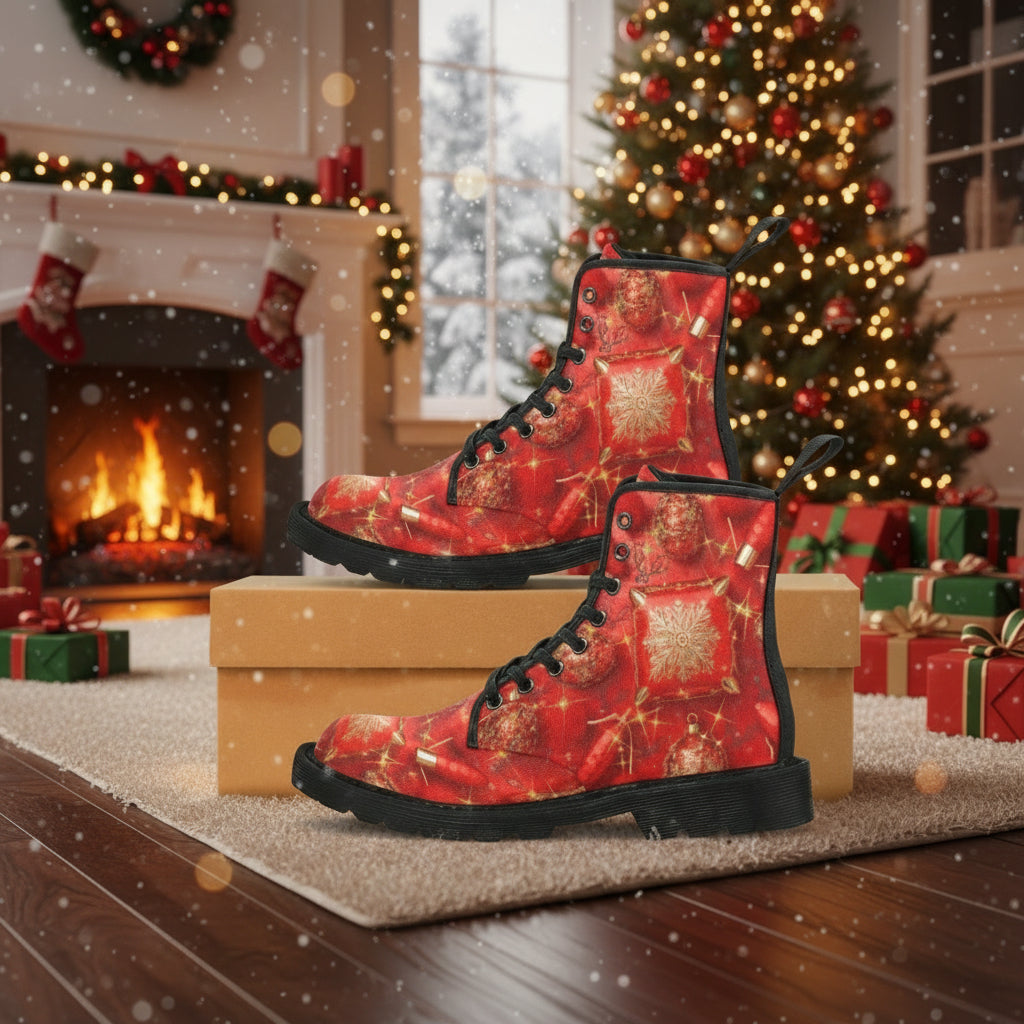 PGP Holiday After Hours Women’s Lace-Up Canvas Boots — Inspired by Song #5