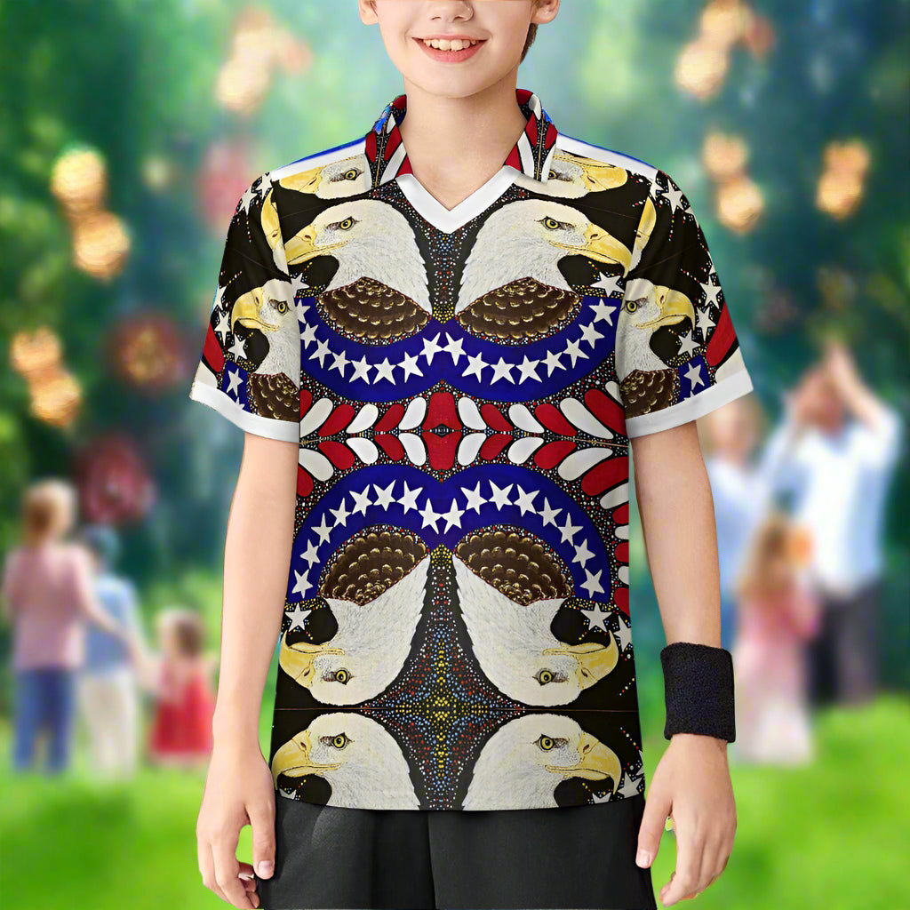 Margeaux 1776 Children's Mesh Football Jersey – Sporty Comfort PGP Holiday (Unisex)