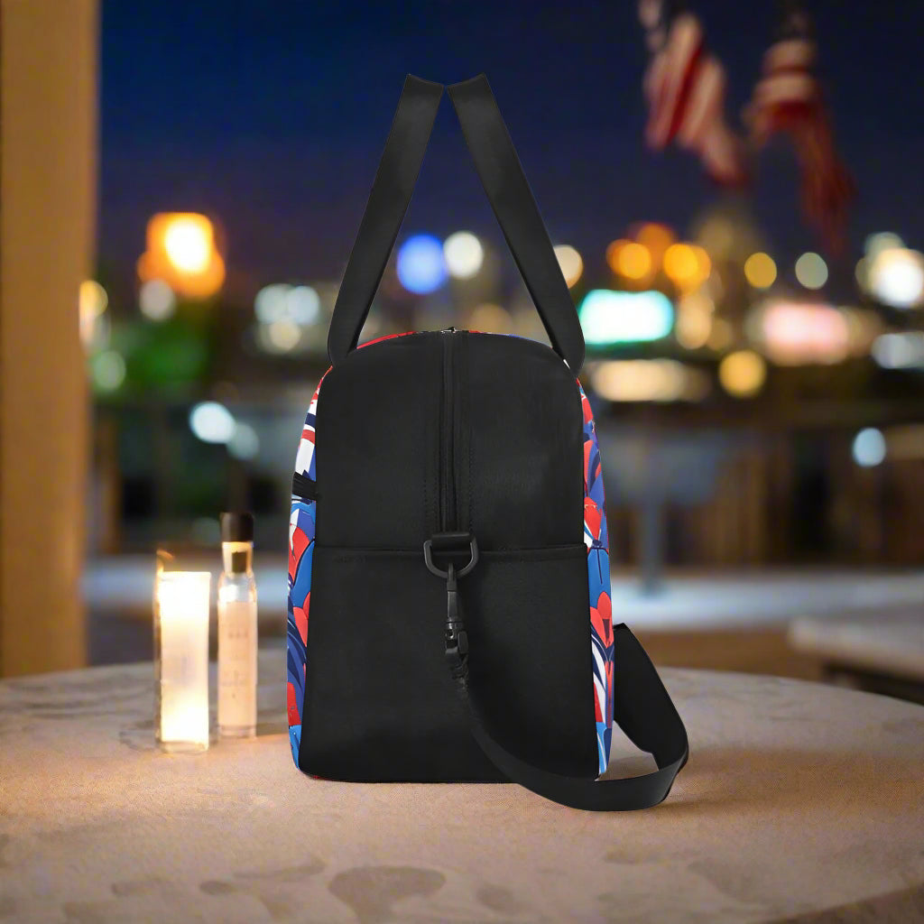 PGP Holiday Rebel Petal Water-Resistant Tote & Cross-Body Overnighter Bag