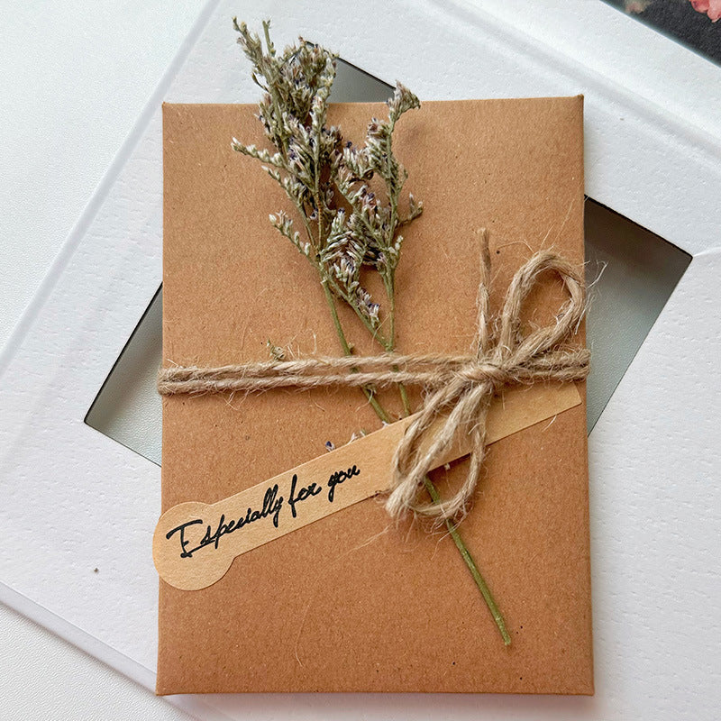 PGP Holiday | Quality Thoughts — Artisan Starry Sky Dried Flower “Especially For You” Thank You Cards