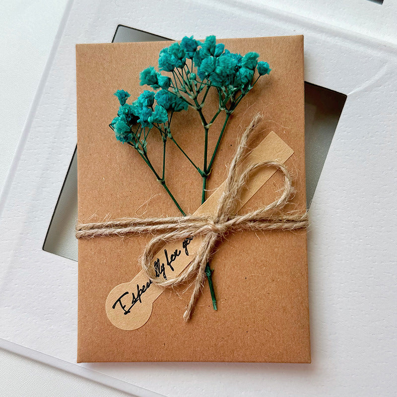 PGP Holiday | Quality Thoughts — Artisan Starry Sky Dried Flower “Especially For You” Thank You Cards