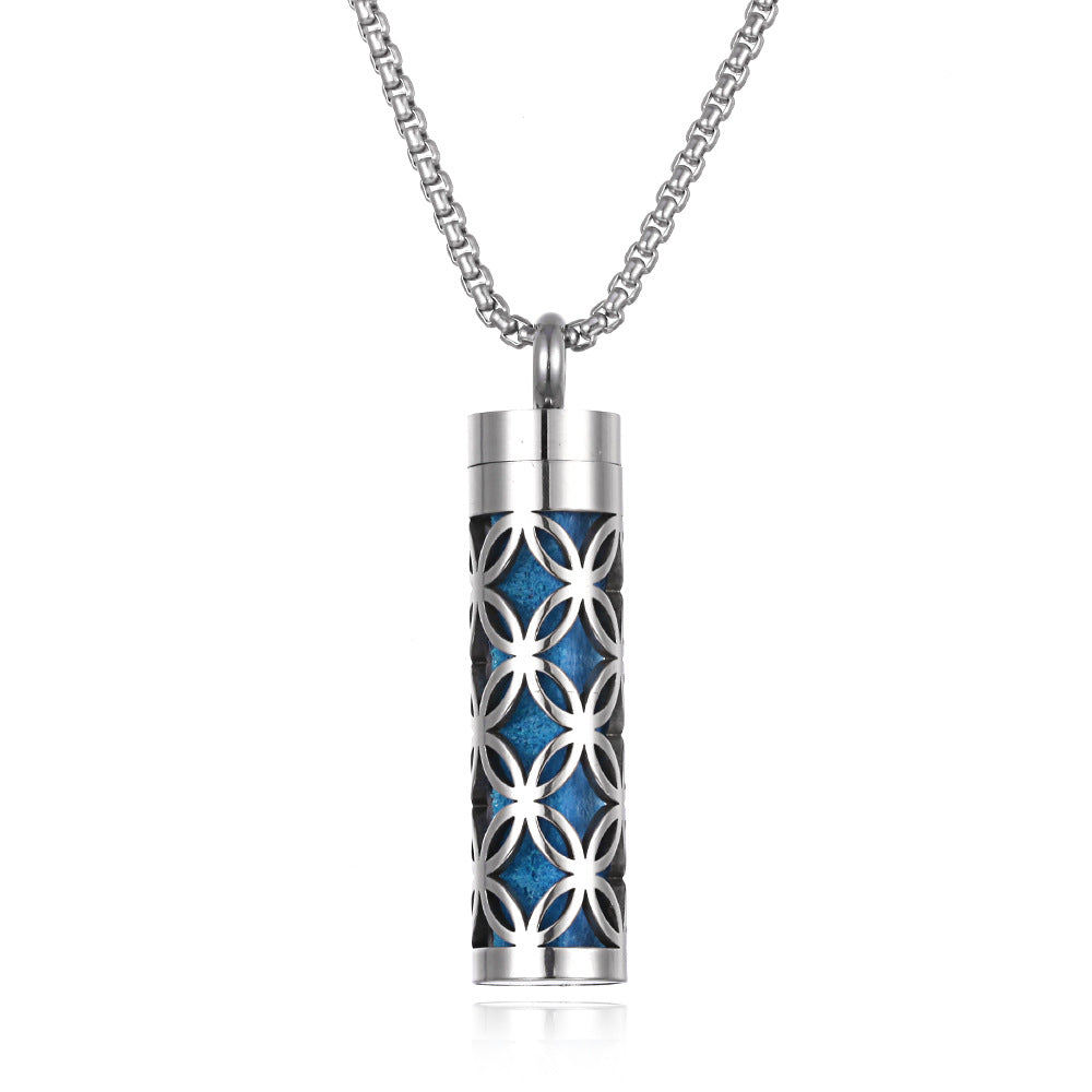 PGP Holiday | Wearable Function — Aromatherapy Pendant Essential Oil Bottle (Titanium Steel)
