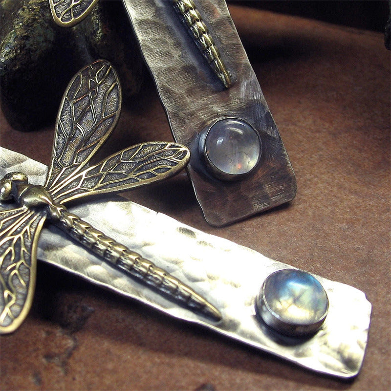 Fairycore Dragonfly-shaped Earrings Women's Retro Animal