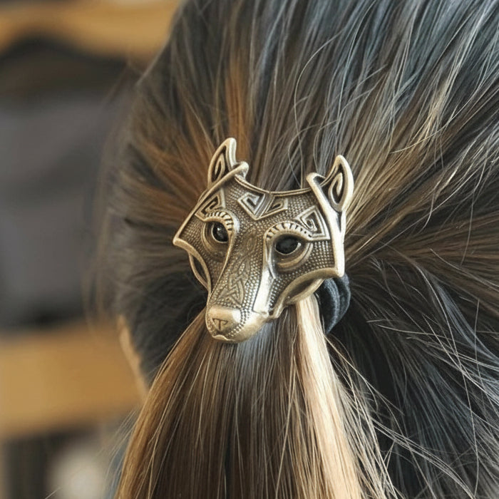 Whisper of Éire | PGP Holiday — Celtic Wolf Hair Tie (Celtic-Inspired Hair Ring)
