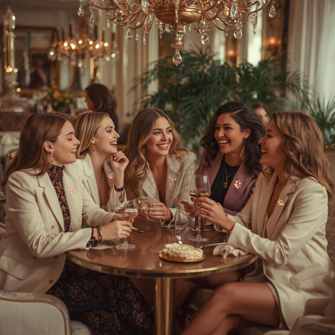 Valenedit | Balance Pin, Crafted in zinc alloy with a rose gold–tinted finish