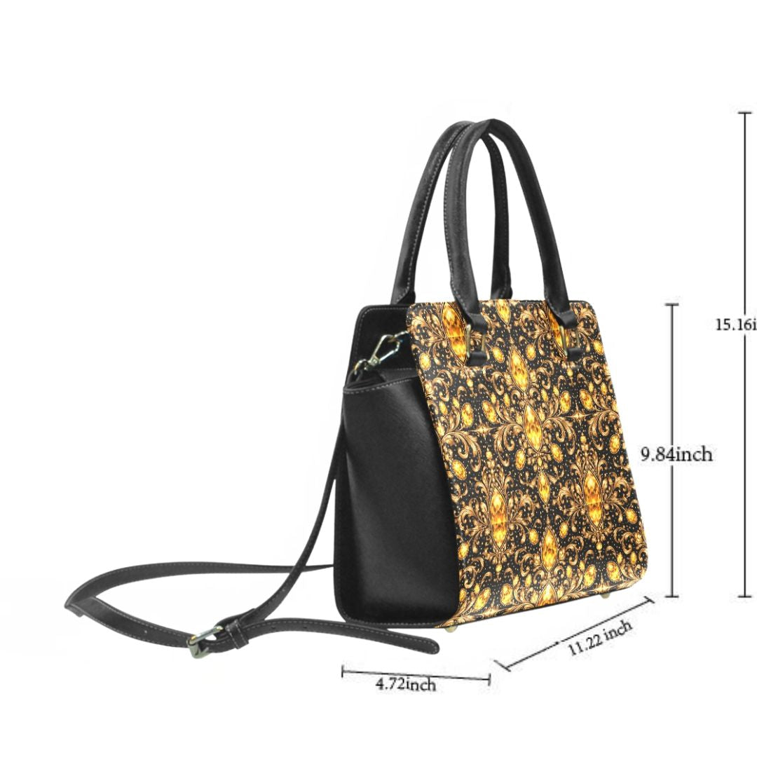 PGP Holiday Confidence Rivet Shoulder Handbag