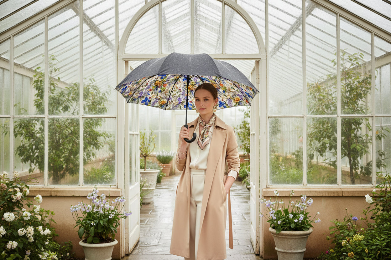 PGP Holiday WANDERSPRING Hope Botanical Statement Umbrella