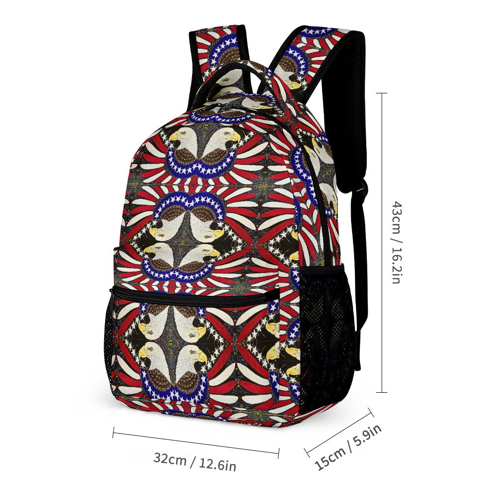 Margeaux 1776 Three Piece Backpack, Lunch Bag, and Case Set – Everyday & Travel or School Essentials from PGP Holiday