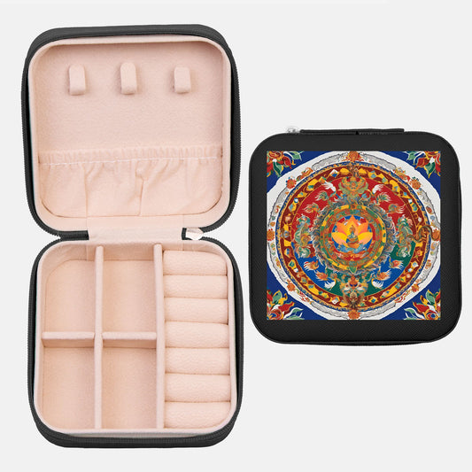 Holiday Four Dignities Jewelry Travel Case – Personalized Gift Box for Jewelry Storage & Travel